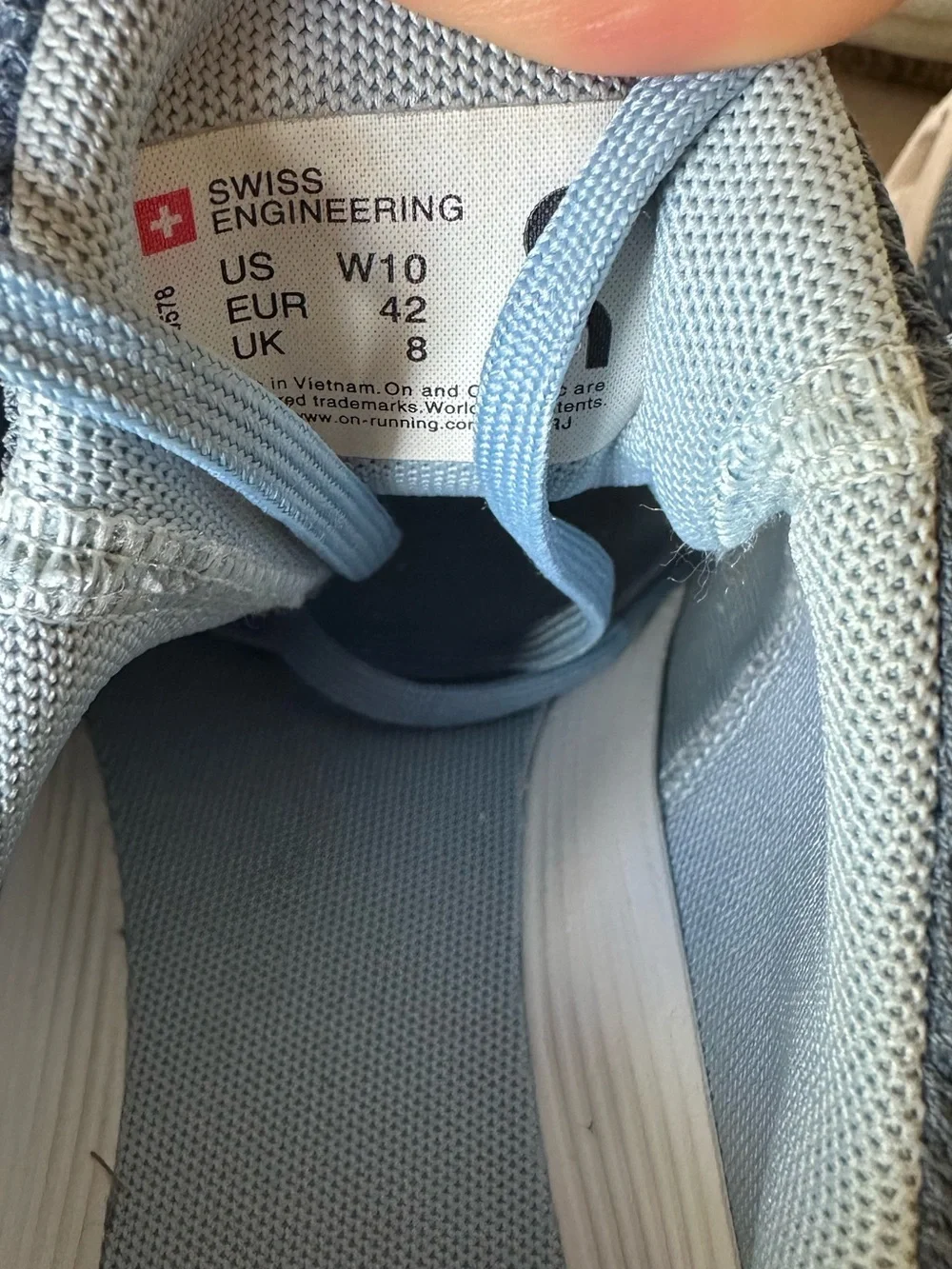 On Cloud women’s cloudswift Running Shoe in Light Blue size 10